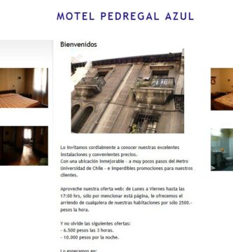 Motel Pedregal Azul, Santiago - Moteles-Chile